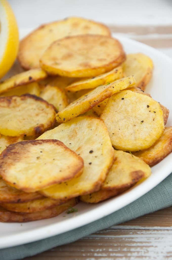 Side of Sliced Potatoes